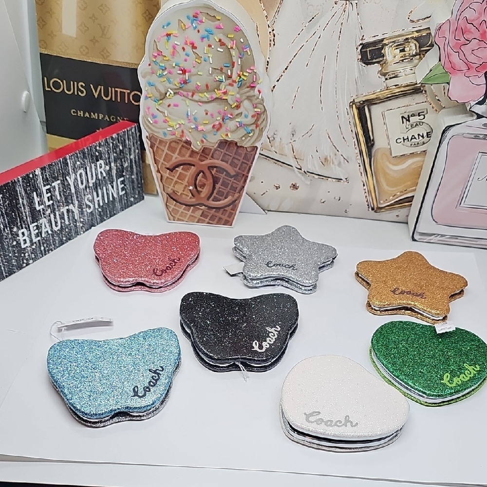 Coach Glitter Mirror, You Pick ONE